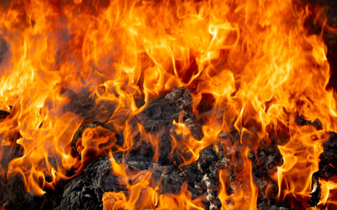 Incendio boschivo a Tra Poggio Monti, in azione i vigili del fuoco